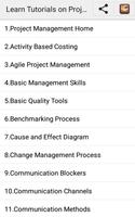Project Management Concepts Plakat