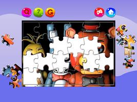 Five Nights Jigsaw Puzzles FNAF plakat