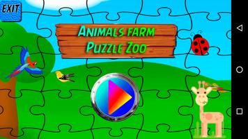 پوستر Animals Farm Puzzle Zoo