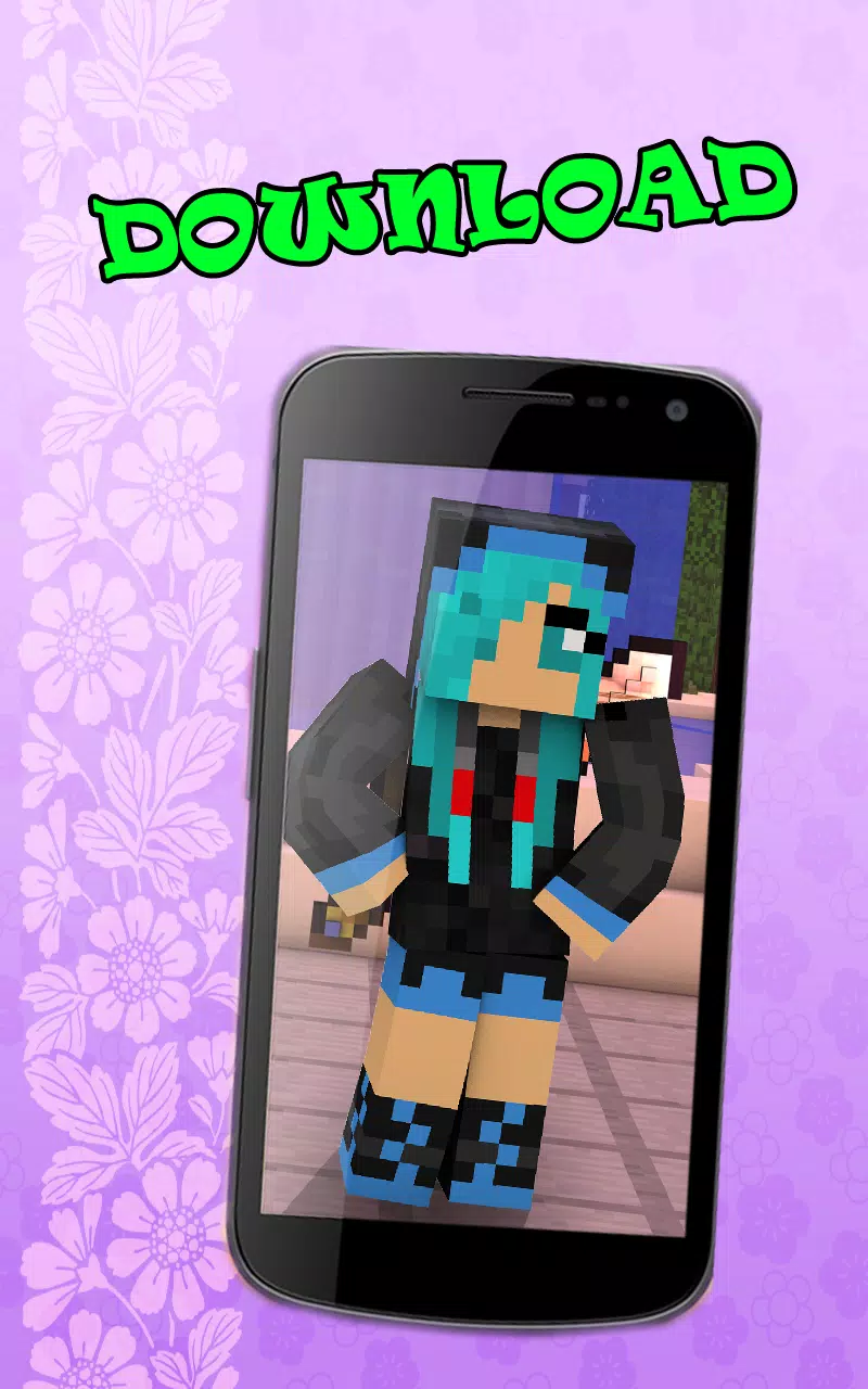 Cute Emo Girl  Minecraft Skin