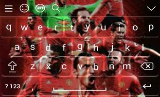 New Keyboard For Manchester United imagem de tela 3