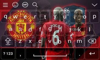 New Keyboard For Manchester United capture d'écran 1