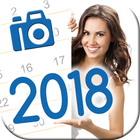 New Year Photo 2018 Calendar 아이콘