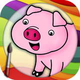 Coloring Book - Farm Animals simgesi