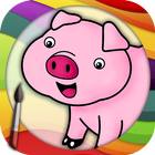 Coloring Book - Farm Animals icon