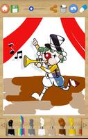 Paint big circus and clowns ภาพหน้าจอ 3