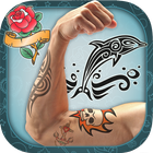 Tattoo Photo Stickers Editor icon