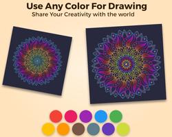 Mandala: Colorify Book with Mirror Drawing screenshot 3