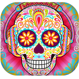 🌈 Skull Mandala  For Aduls 🌈