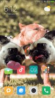 Bulldog lick screen prank تصوير الشاشة 1