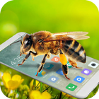 Honeybee in phone joke icône