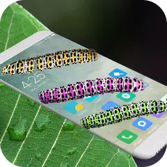 Caterpillar in phone prank APK download