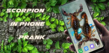 Scorpion in phone prank
