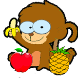 Monkey Eats Bananas icône