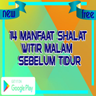 Icona 14 Manfaat Sholat Witir Malam Sebelum Tidur