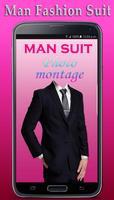 پوستر Man Suit Photo Montage
