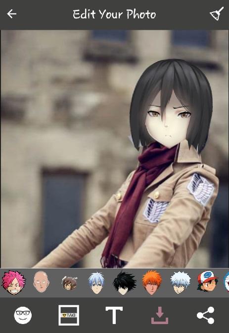 Manga Anime Face Changer Screenshot Manga Anime Face Changer Screenshot