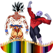  скачать  DBS Coloring book Art 