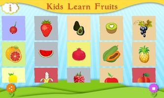 Kids Learn Fruits تصوير الشاشة 1