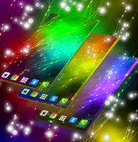 Neon Colors Wallpaper Affiche