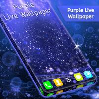 Purple Live Wallpaper capture d'écran 3