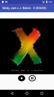 Nicky Jam x J. Balvin - X (EQUIS) poster
