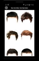 Man Hair Editor : Hair Style Photo Maker Affiche