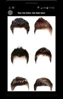 Man Hair Editor : Hair Style Photo Maker تصوير الشاشة 1