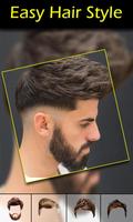 Man Hairstyle Camera Photo Booth Affiche