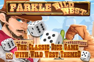 Wild West Farkle  - Dice Free پوسٹر