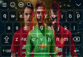 Poster Keyboard For Manchester United