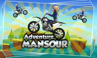 لعبة منصور:Mansour motorbikes crazy adventures Cartaz