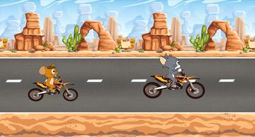 Jerry Moto Race And Tom screenshot 1