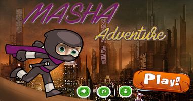 Masha run Ninja Adventure capture d'écran 1
