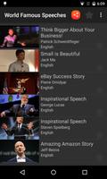World Famous Speeches capture d'écran 3