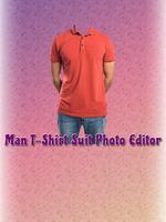 Man T-Shirt Mania Photo Maker Affiche