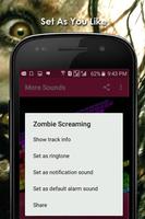 Scary Zombie Sounds ภาพหน้าจอ 2