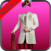 Man Wedding Photo Suit icon