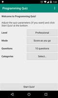 Programming Quiz LITE الملصق