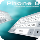 Keyboard for phone 8 أيقونة