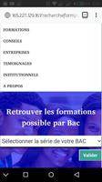 Portail de la Formation Professionnelle au Bénin ảnh chụp màn hình 3