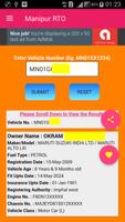 Manipur Vehicle Registration Details Affiche