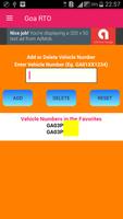 Goa Vehicle Registration Details syot layar 1