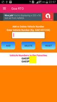 Goa Vehicle Registration Details captura de pantalla 1