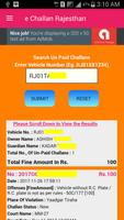 Poster e Challan Rajasthan