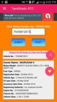 TN RTO Vehicle Owner Details poster