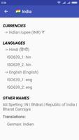 Country Dictionary - Offline world, countries info captura de pantalla 2