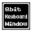 APK 日本語キーボード 8bit キーボード　ウィンドウ