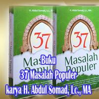 Poster Buku 37 Masalah Populer karya Abdul Somad Maroko