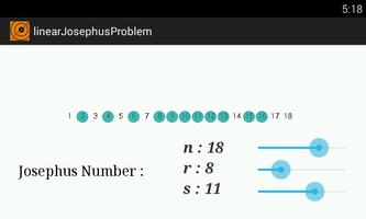 Linear Josephus Problem capture d'écran 1